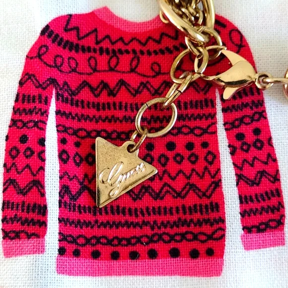 Guess Gold-Tone Romantic Charm Bracelet - Picture 6 of 10